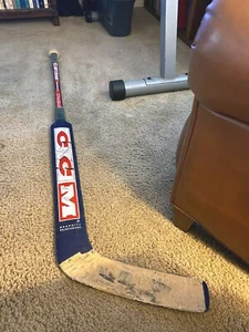 Marc Denis Columbus Bluejackets Signed CCM Heaton Game Used Stick - Picture 1 of 6