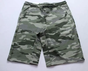 Sonoma Boys Knit Textured Jogger Shorts AC2 Woodland Camo Olive Large (14-16)  - Picture 1 of 3