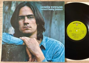 JAMES TAYLOR SWEET BABY JAMES LP WARNER BROS (1972) A1 B1 VG+ UK POP FOLK (RE) - Foto 1 di 6