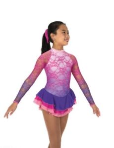 Jerry's Girls Ice Skating Long Sleeve Ice Skating Dresses for sale 