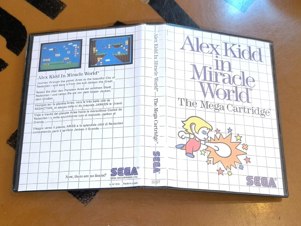 ## Sega Master System - Alex Kidd IN Miracle World / Ms Game ## - Image 1 of 2