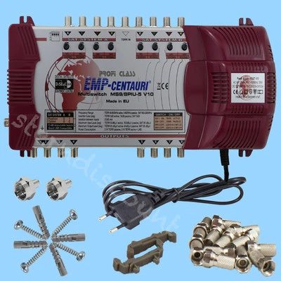 EMP 9/8 Multischalter Profi Class 2 Sat LNB = 8 Receiver HDTV UHD 4K Digital LNC - Bild 1 von 3