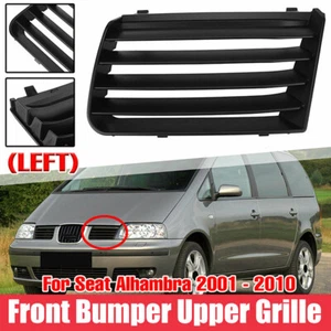 Links Für SEAT ALHAMBRA 7M 2000-10 Gitter Blende Stoßstange Kühlergrill Vorne - Bild 1 von 10