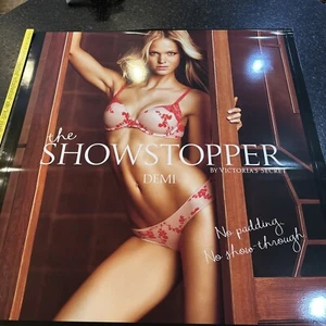 Victoria Secret Store Poster Sexy Glossy 39.6”x40” Erin Heatherton Thick Poste - Picture 1 of 4