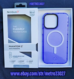 IPHONE 15 MAGSAFE CASE NIMBUS9 PHANTOM 2 MAGSAFE W/TEMPERED $12.99 - Picture 1 of 7