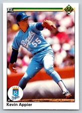 1990  Upper Deck #102 Kevin Appier Kansas City Royals Baseball