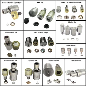 Troqueles de fijación de pernos para máquina de prensa manual verde universal hágalo usted mismo herramientas de artesanía en cuero - Imagen 1 de 67