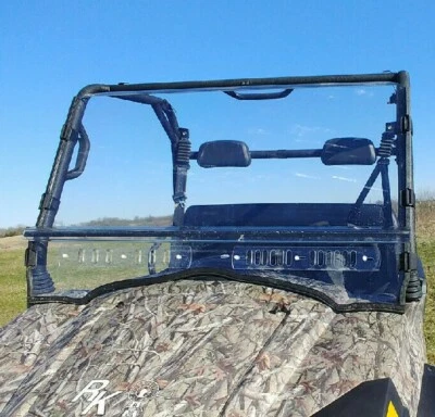 Parabrisas Lexan Can Am Commander / Max 2 piezas 1/4 pulgadas con doble ventilación Foto 1 de 4