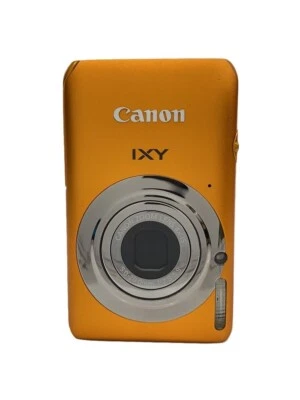 Cámara digital compacta Canon IXY 210F naranja usada Foto 1 de 4