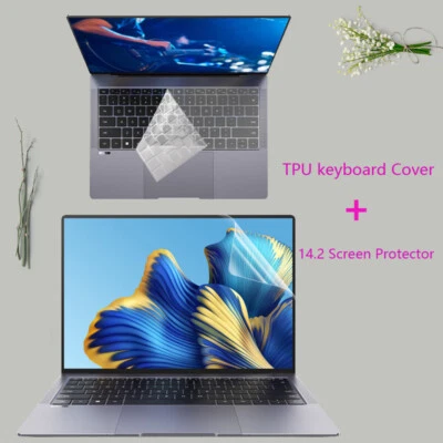 2X Anti-Glare Screen Guard+ 1X Keyboard Protector For HUAWEI MateBook X Pro 2022 - Image 1 of 4