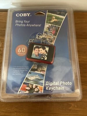 Coby DP-151 1.5" Digital Picture Keychain 60 Photos Brand New - Image 1 of 4
