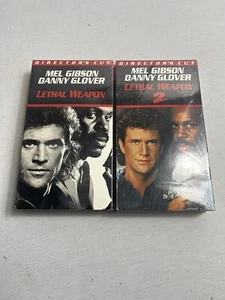 VERSIEGELT tödliche Waffe 1 & 2 Director's Cut VHS Band Set Mel Gibson Danny Glover - Bild 1 von 12