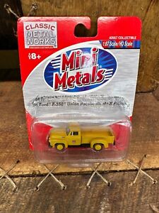 Mini Metals Classic Metal Works 54 F350 UNION PACIFIC Mow Pick Up Truck
