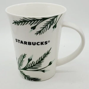 Starbucks Coffee Mug Holiday Green Pine Branches Christmas Lights 10 Oz 2020 New - Picture 1 of 8