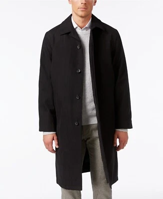 LAUREN RALPH LAUREN 134866Men's Grey 'Jake Herringbone' Wool-Blend Overcoat Sz S - Image 1 of 4