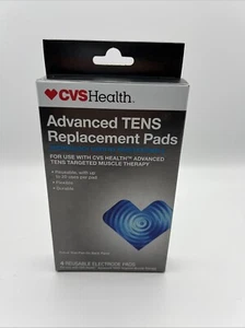 CVS Health Advanced Tens Replacements Pads 4 electrode pads EXP 06-2024 - Picture 1 of 3