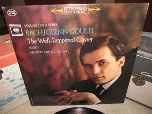 Mint -Bach/GLENN GOULD Vinyl Lp - Well-Tempered Clavier, Book 1, piano - Stereo - Picture 1 of 4