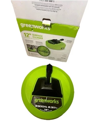 Greenworks 12” Limpiador de Superficies SC120 2300 PSI Accesorio de Lavadora a Presión Caja Abierta Foto 1 de 3