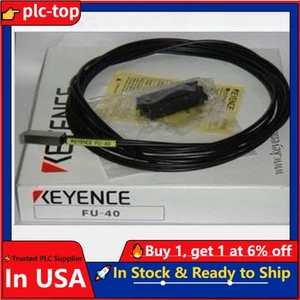 New KEYENCE FU-40 Reflective Fiber Optic Sensor US Free TAX - Picture 1 of 9