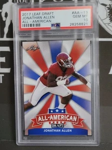 Jonathan Allen 2017 Leaf Draft All-American #AA-13 PSA 10* GEM MT - Picture 1 of 1