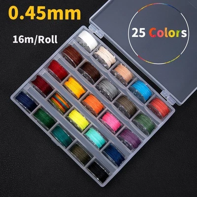 WUTA Round Waxed Thread Polyester Cord For Leather Repair Waxed Cord Sewing Set - Image 1 of 4