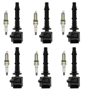 6PCS Ignition Coil & Spark Plug Car Replacement For Mercedes-Benz ML350 UF535 - Bild 1 von 14