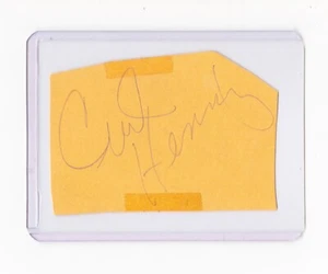 Curt Hennig Signed Cut Autograph Portland Pacific Northwest Wrestling Mr Perfect - Picture 1 of 2