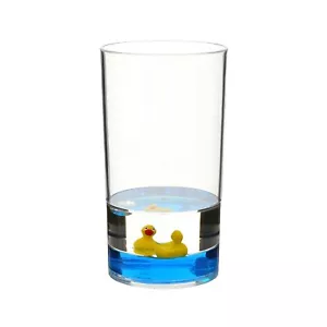 Acrylic Floating Ducks Design Bathroom Toothpaste Toothbrush Holder Cup Tumbler - Picture 1 of 1