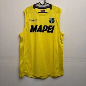 Kappa U.S. Sassuolo Trikot Tanktop Italia Italien Fußball Gelb Gr. 3XL - Bild 1 von 3