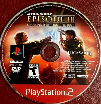 Star Wars Episode III 3: Revenge of the Sith PS2 PlayStation 2 Tested Plays Well - Image 1 of 2