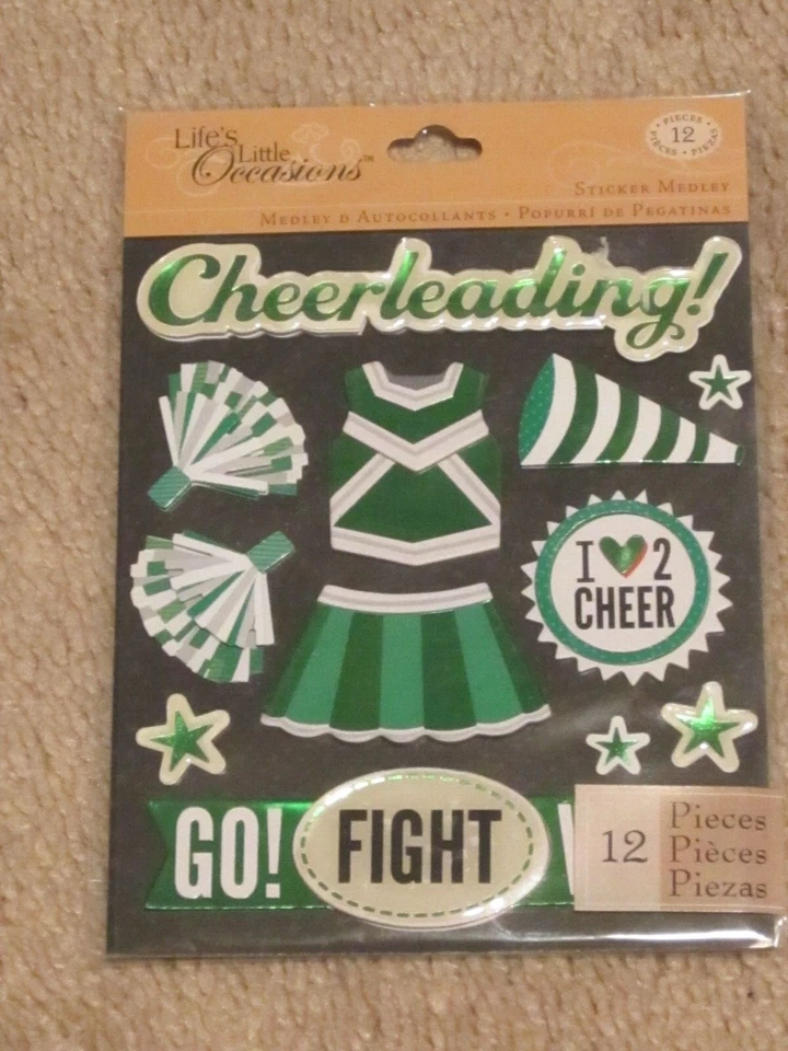 Football and Cheerleading Dimensional stickers - Image 1 of 1