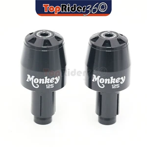 Billet STORM Racing Bar Ends For Honda Monkey 125 2018 2019 2020 2021 2022 - Picture 1 of 11