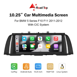 Pantalla multimedia coche 10,25 pulgadas para BMW Serie 5 F10 F11 2010-2012 con sistema CIC - Imagen 1 de 14
