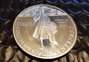 us mint columbus quincentenary coin - Picture 1 of 2