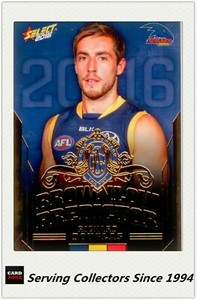 2016 Select AFL Footy Stars Brownlow Predictor card BP3 R. Douglas-Adelaide #033