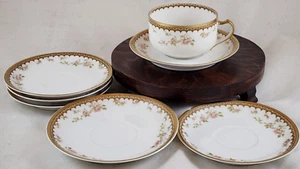 Haviland & Co Limoges France The Valmont Cup &(6) piattini - Foto 1 di 10