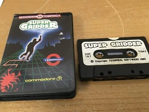 Super Gridder Commodore C64 Terminal Software Game Cartridge Retro Vintage - Picture 1 of 4