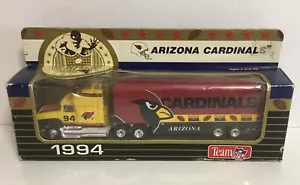 NEU! 1994 Arizona Cardinals ~ Matchbox Druckguss NFL Football Team TRAKTOR ANHÄNGER - Bild 1 von 6