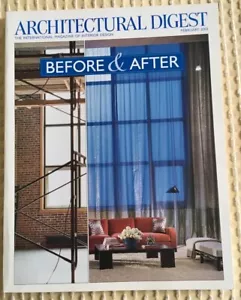 “ARCHITECTURAL DIGEST MAGAZINE” FEBRUARY 2002-EXCELLENT-CONTENTS PHOTOS- - Foto 1 di 5
