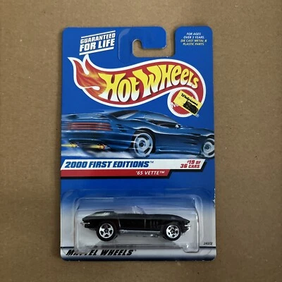 Hot Wheels 2000 First Editions '65 Vette #19/36 - Image 1 of 2