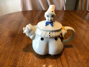 Vintage Shawnee Pottery USA Tom the Piper's Son Tea Pot~Pig Spout 1940's - Picture 1 of 6