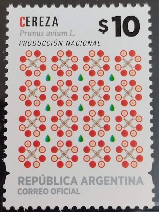 Argentina 2016 Producción Nacional Cereza MNH (A794) Foto 1 de 1