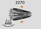 MÄRKLIN 2270 K-Gleis  Symmetrical Three-Way Turnout (c67