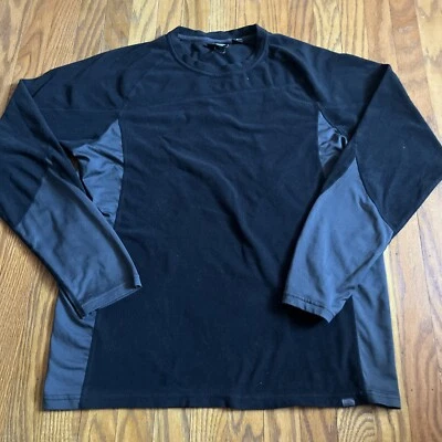 Camisa polar negra Eastern Mountain Sports para hombre talla M senderismo camping capa base Foto 1 de 4