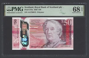 Scotland 50 Pounds 2020 P373a Uncirculated Grade 68 - Picture 1 of 2
