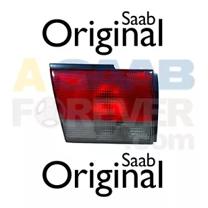 SAAB 900 94-98 TAIL LIGHT LEFT DRIVERS TRUNK LID MOUNTED GENUINE OEM 4957411 - Picture 1 of 9