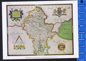 The seventeen provinces of the United Netherlands c. 1617- Vintage Map Print - Picture 1 of 1