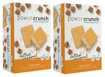 Power Crunch Protein Energy Bar Caramelo Salado Paquete de 2 Foto 1 de 2