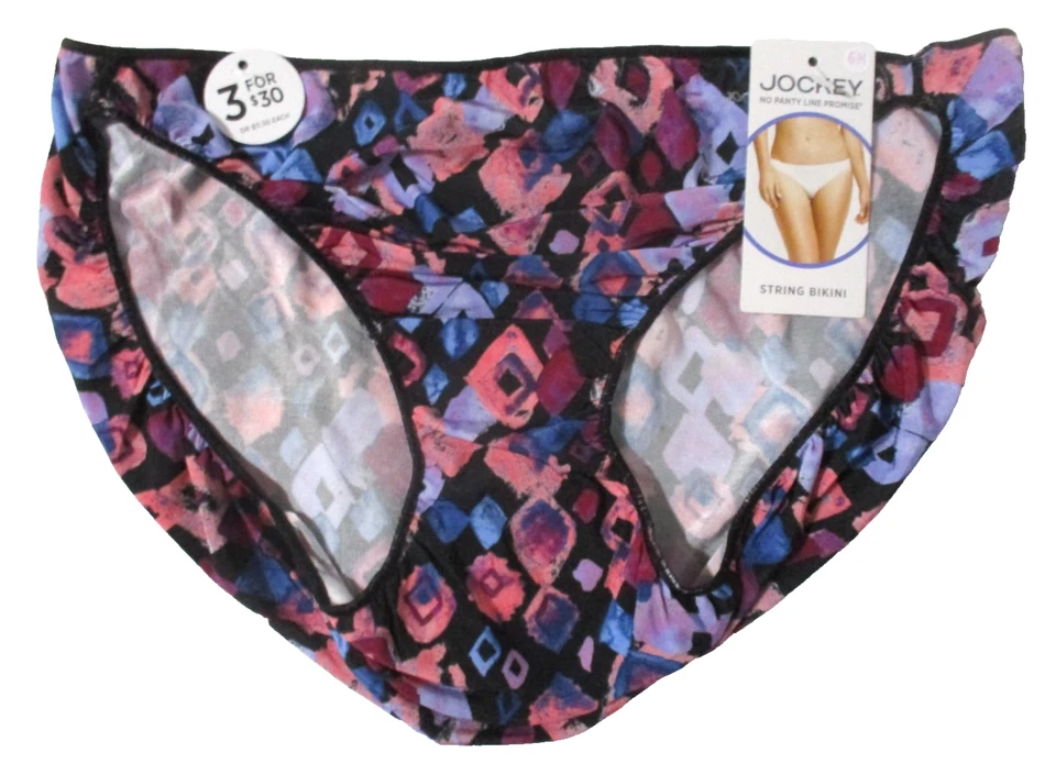 BIKINI JOCKEY TALLA 6 M CUERDA 1330 TACTEL SIN PANTY LINE PROMESA ROSA GEO BRAGAS Foto 1 de 4