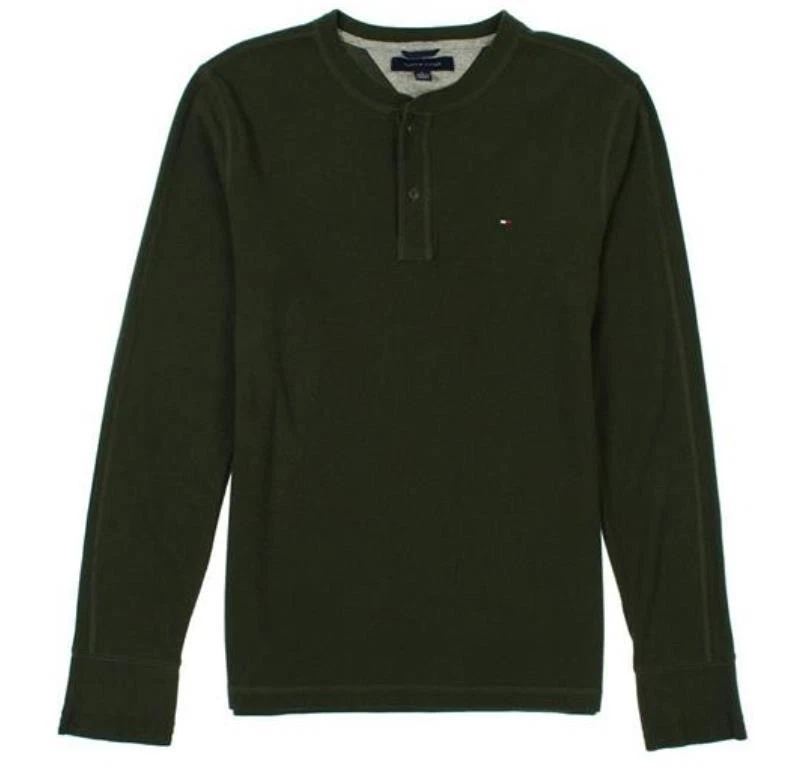 NOVA CAMISA MASCULINA MANGA LONGA TÉRMICA HENLEY TOMMY Hilfiger! CORES DE TAMANHOS VARIADOS! - Imagem 1 de 1